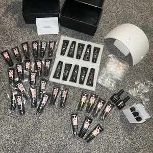 Huge Lot of Poly Extension Gels with Extras!